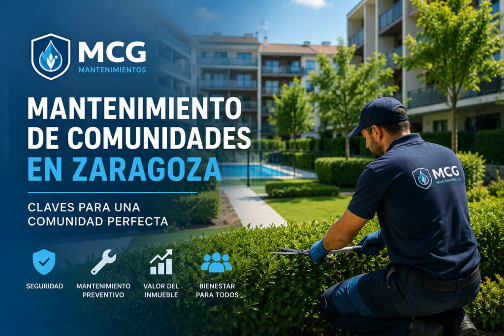 Mantenimiento de comunidades en Zaragoza